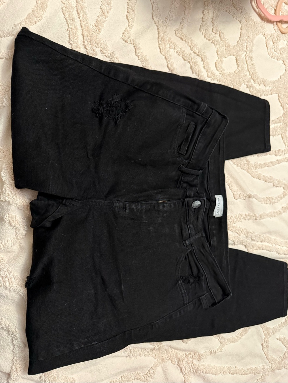Cello Black High-Rise Pants